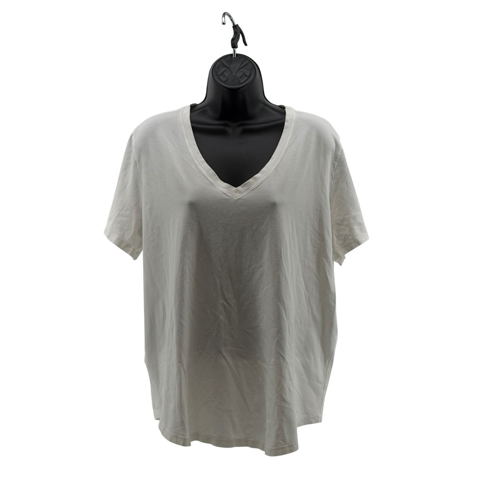 Lululemon T-Shirt Womens 12 Love Tee V-Neck Short Sleeve Activewear